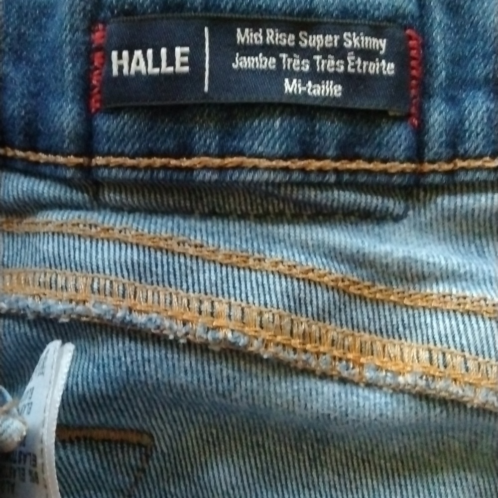 True Religion Halle mid rise super skinny Moto jeans. Size 27. - Picture 12 of 15